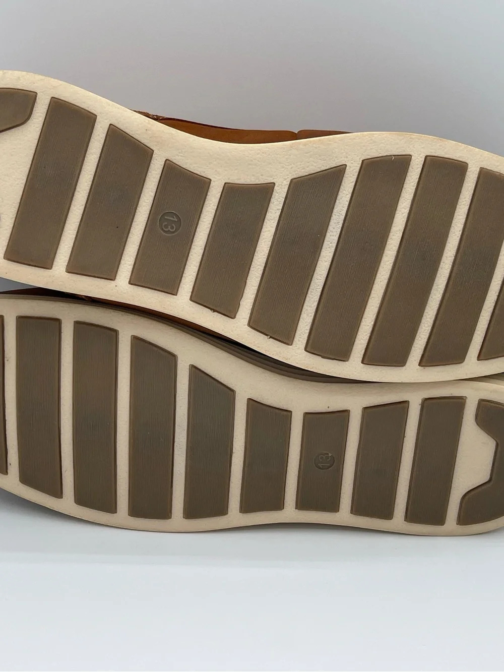 Vostey Men's Lace-Up Derby Shoes in Tan Brown